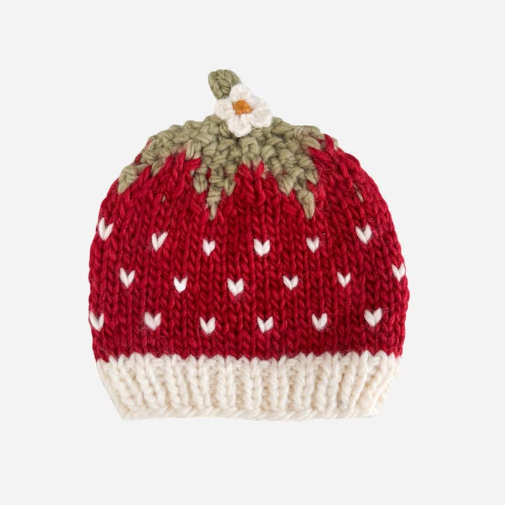 little kids strawberry hat