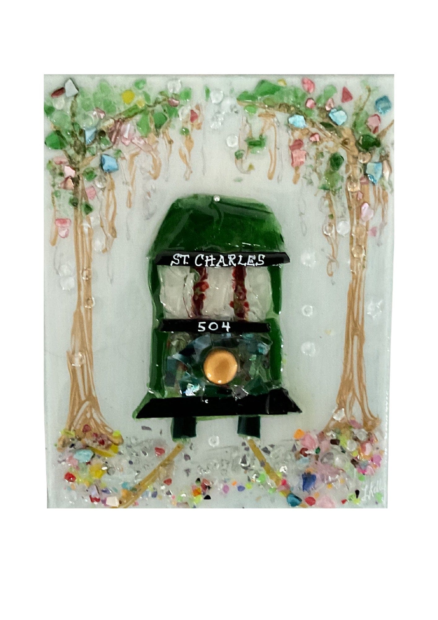 street car glass art