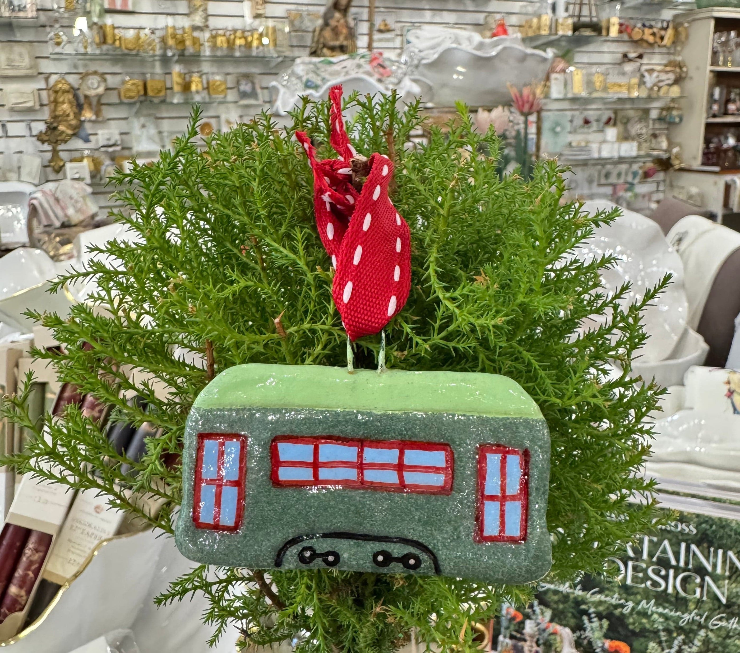 Crescent City Ornaments Green Streetcar Ornament - Little Miss Muffin Children & Home