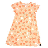 Sweet Bamboo Sweet Bamboo Swirly Girl Dress With Cap Sleeves - Little Miss Muffin Children & Home