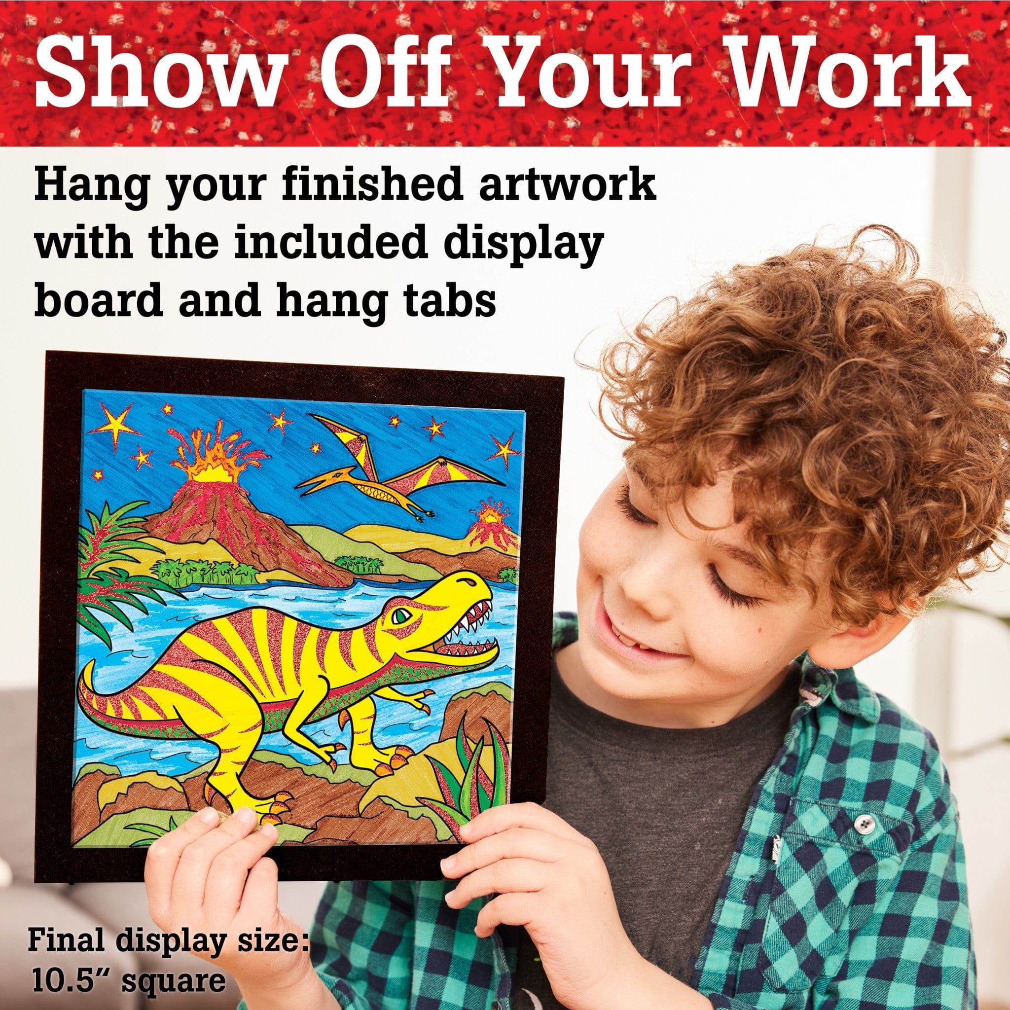 Faber Castell Faber Castell Color By Number T-Rex Foil Fun - Little Miss Muffin Children & Home