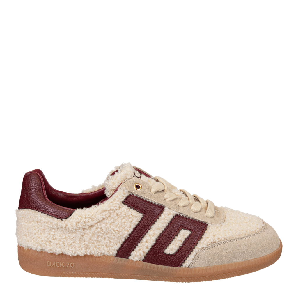 Back 70 Streetwear Back 70 Streetwear Teddy Sneakers in Butter Wine - Little Miss Muffin Children & Home