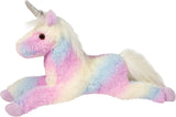 Douglas Toys Anita Rainbow Unicorn, Lying