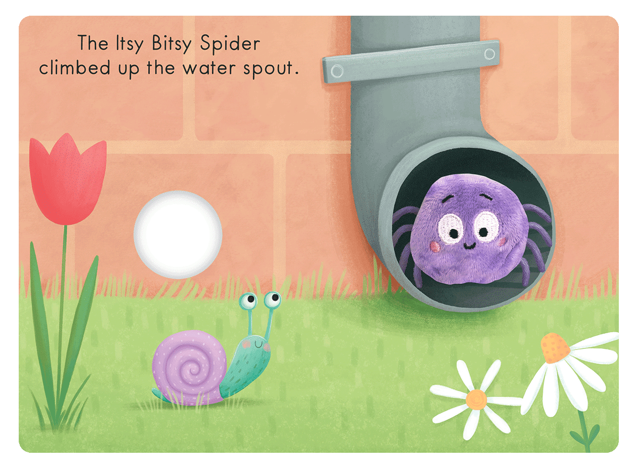 Itsy Bitsy Spider Finger Puppet Book (Board Book) 