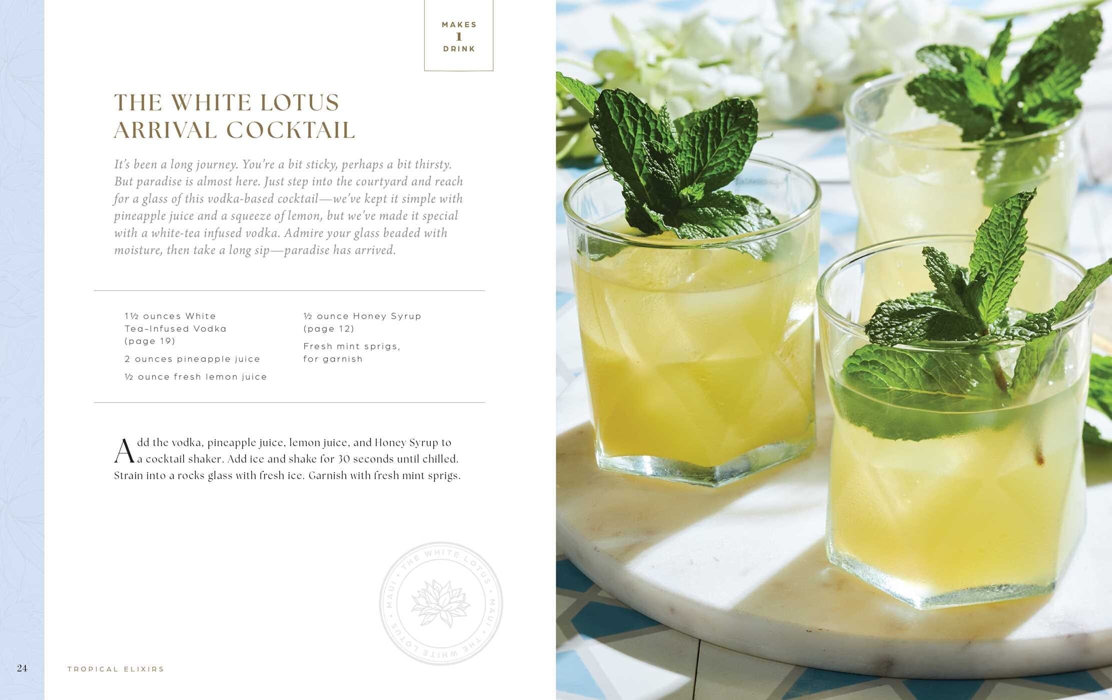 Simon & Schuster The White Lotus Official Cocktail Collection - Little Miss Muffin Children & Home