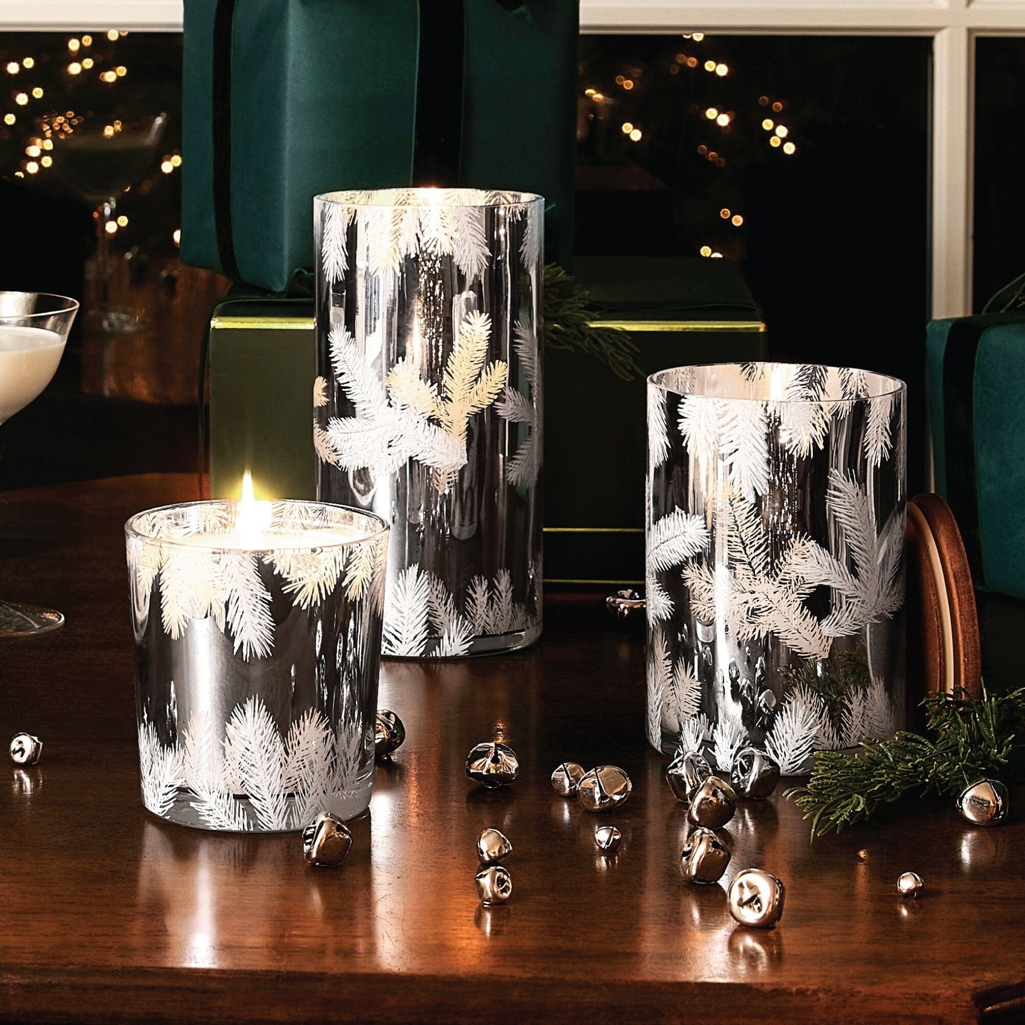 Thymes Thymes Frasier Fir Statement Silver 13oz Poured Candle - Little Miss Muffin Children & Home