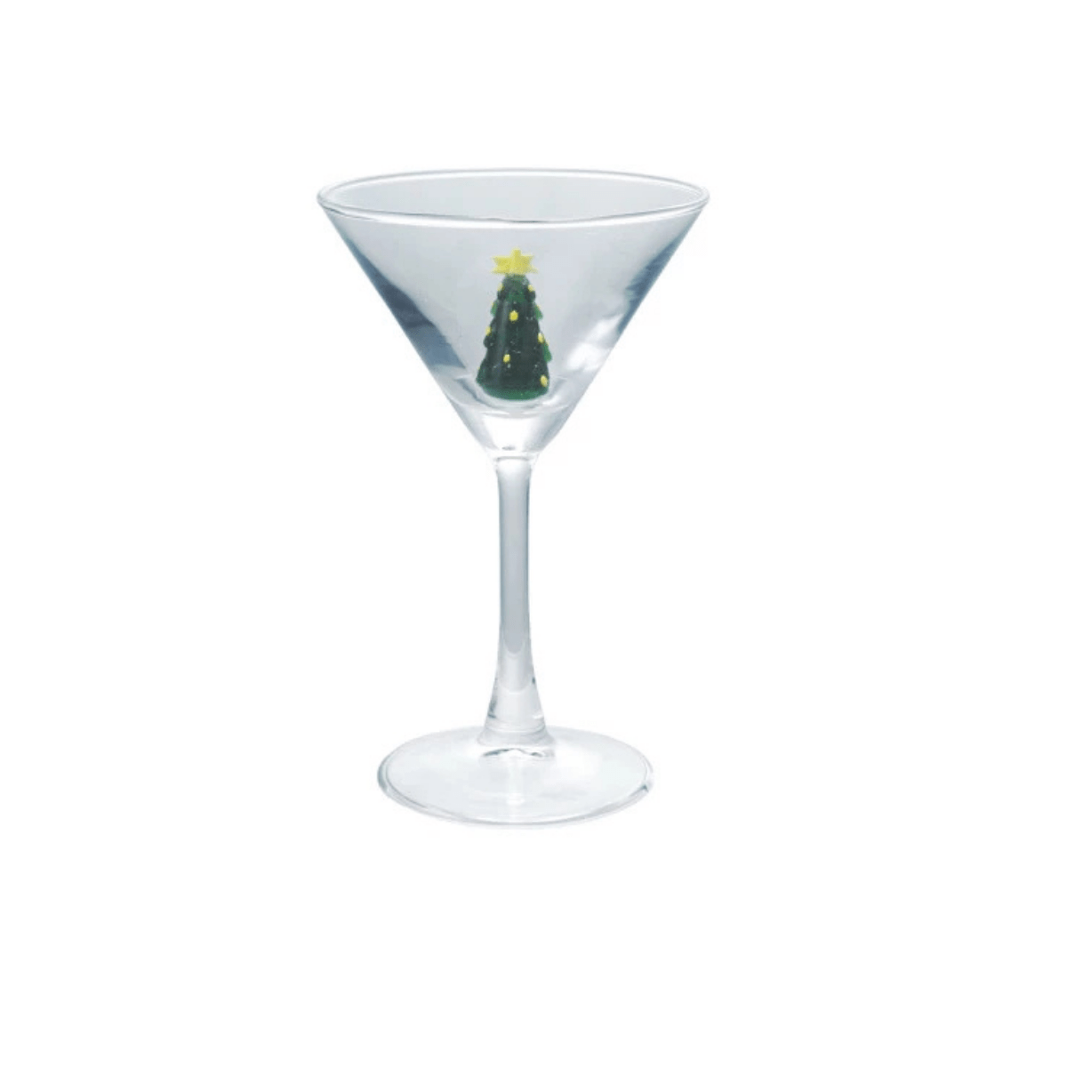 christmas tree martini glass