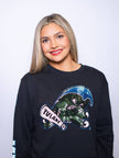 sequin tulane sweatshirt