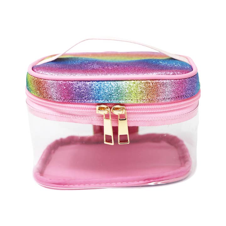 tween cosmetic case rainbow