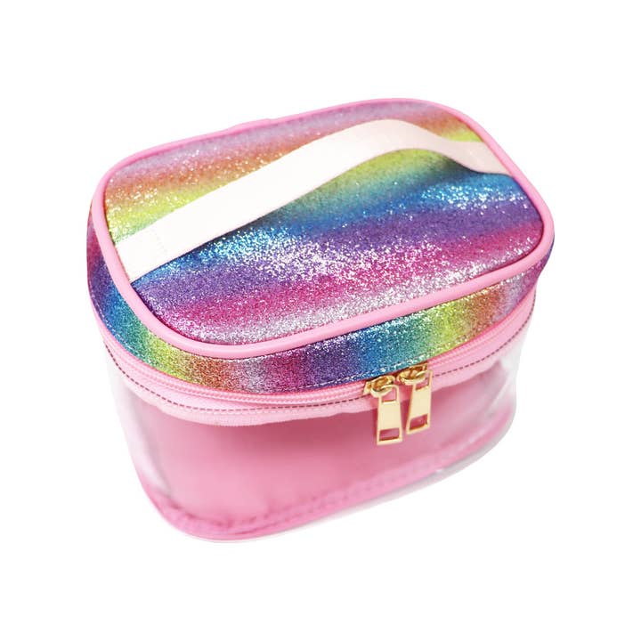 tween cosmetic case rainbow