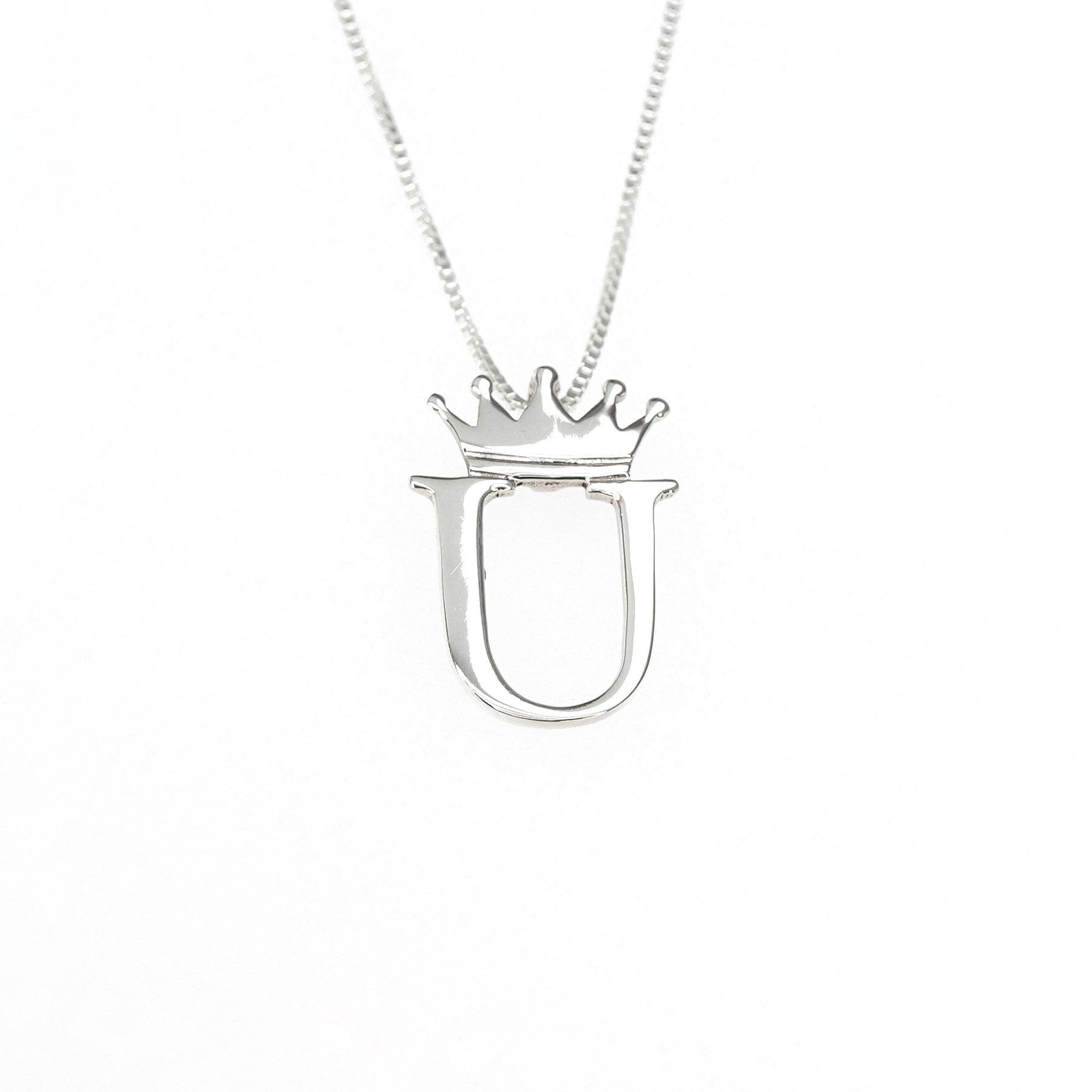 Cristy Cali Cristy Cali Royal Initial Charm Sterling Silver - Little Miss Muffin Children & Home