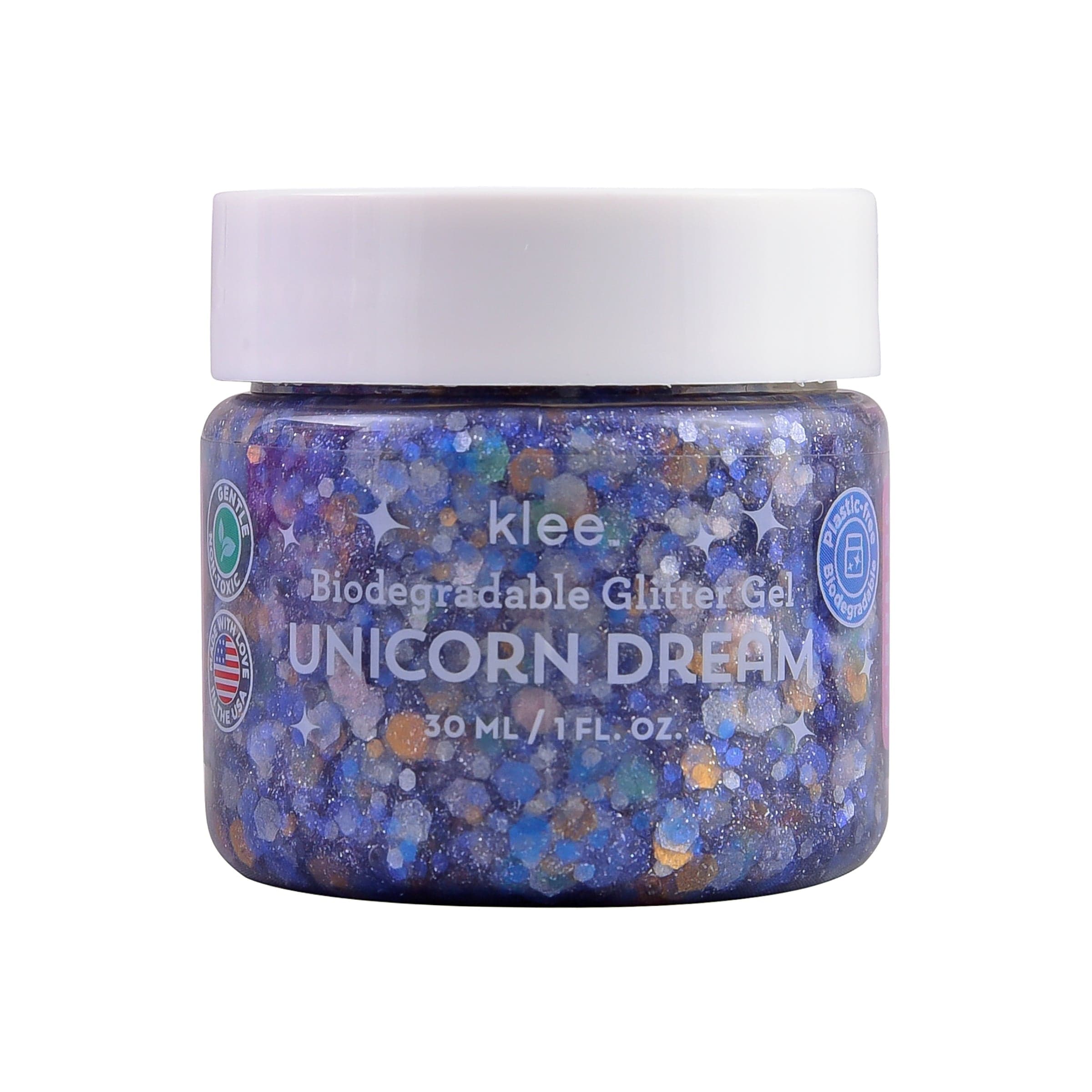 Klee Kids Klee Kids Bio-Glitter Gel, Available in 4 Shimmery Shades - Little Miss Muffin Children & Home
