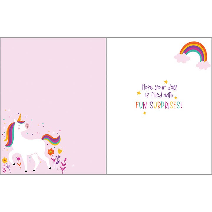 unicorn birthday card