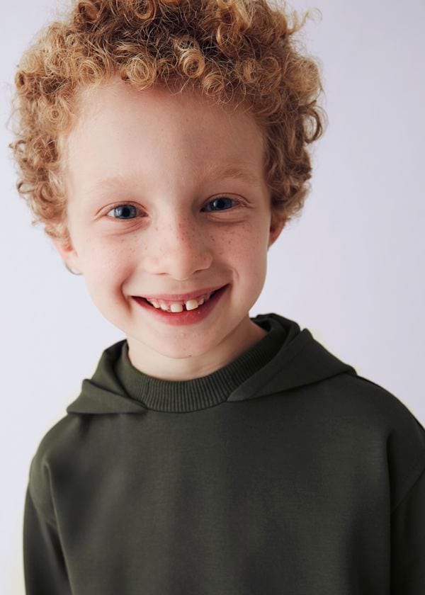 Mayoral Usa Inc Pullover Hoodie in Olive - Little Miss Muffin Children & Home