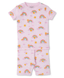 Kissy Kissy Short PJ Set Snug Print PJs Sunshine Rainbows