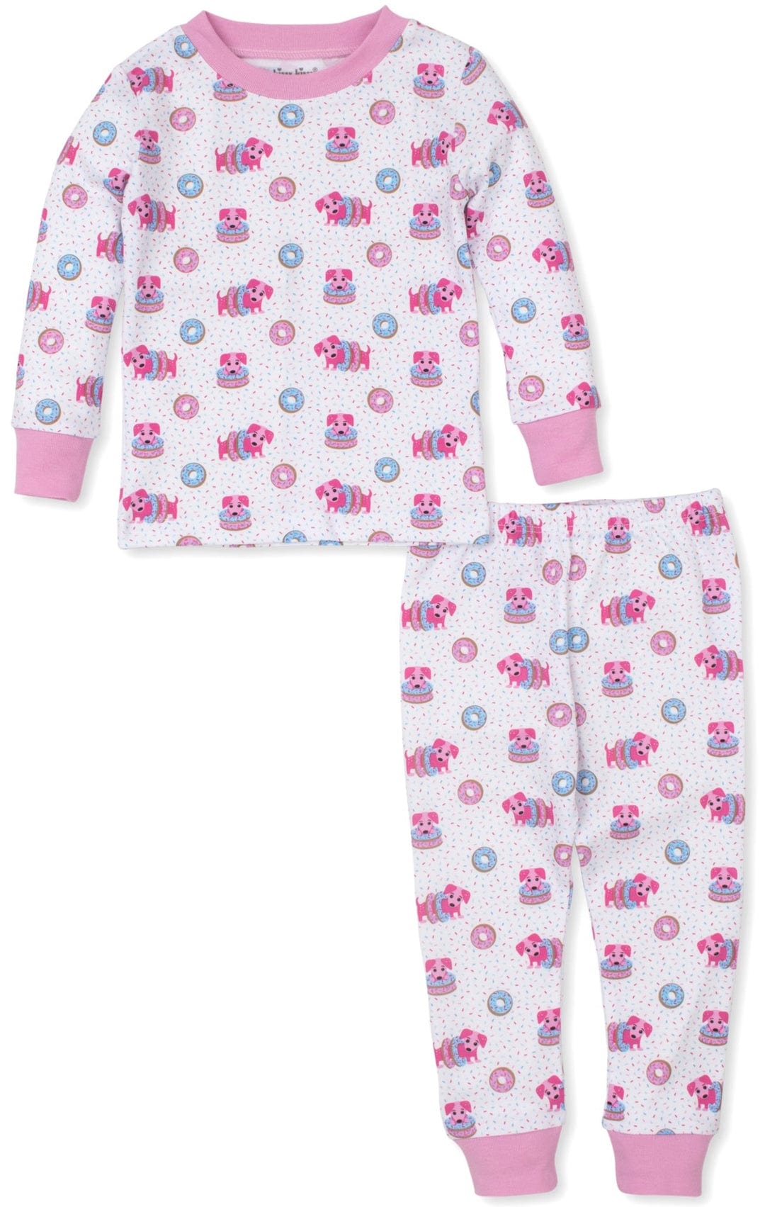 Kissy Kissy Kissy Kissy Pajama Set Snug PJs Doughnut Pups - Little Miss Muffin Children & Home