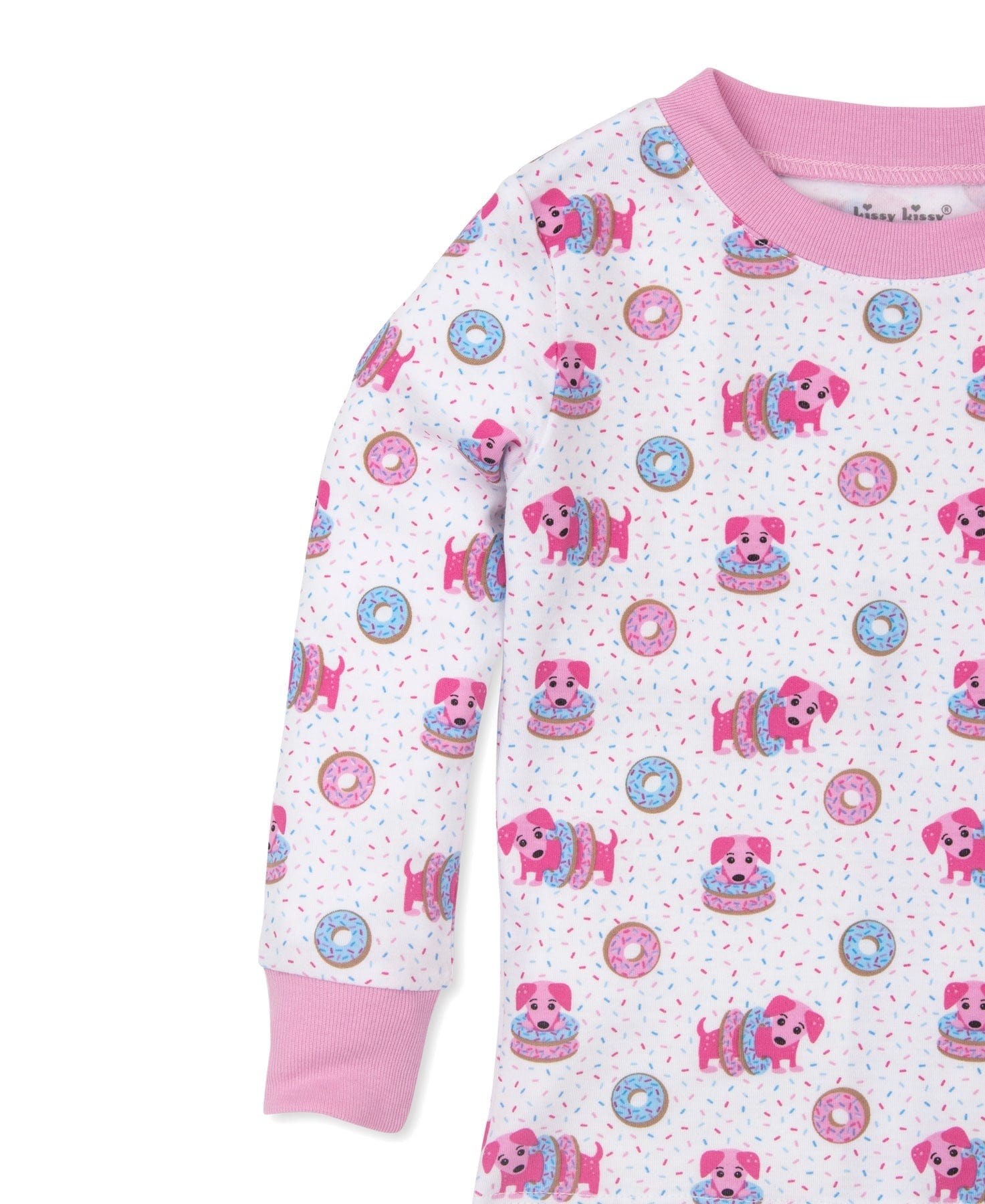 Kissy Kissy Kissy Kissy Pajama Set Snug PJs Doughnut Pups - Little Miss Muffin Children & Home