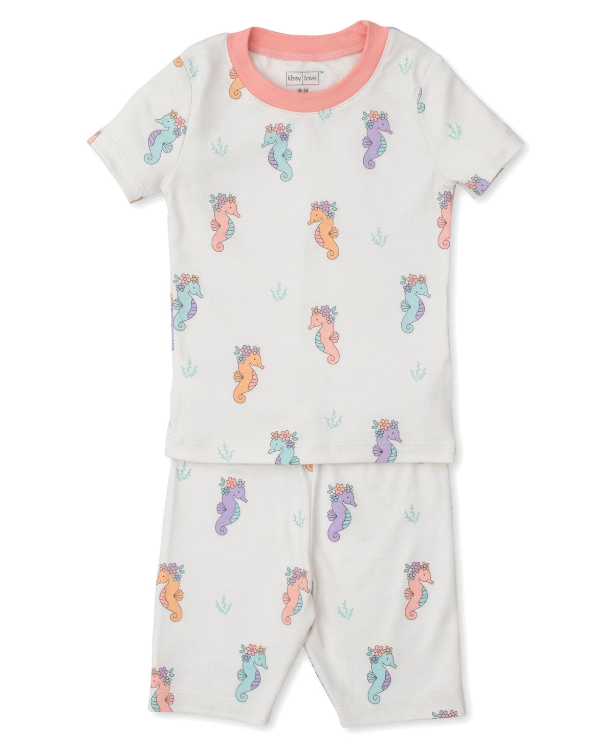 Kissy Kissy Kissy Kissy Short PJ Set Snug Seahorse Party - Little Miss Muffin Children & Home