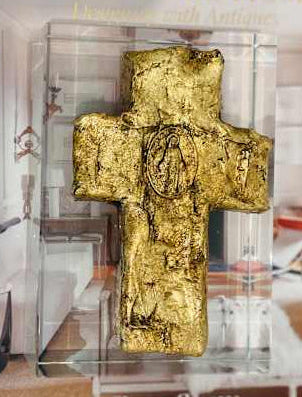 Dana Manly Art Dana Manly Art Cross on Acrylic Block Book Topper - Little Miss Muffin Children & Home