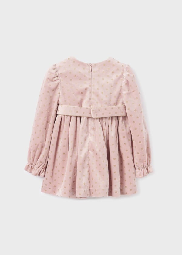 Abel & Lula Abel & Lula Velvet Polka Dot Dress for Baby - Little Miss Muffin Children & Home