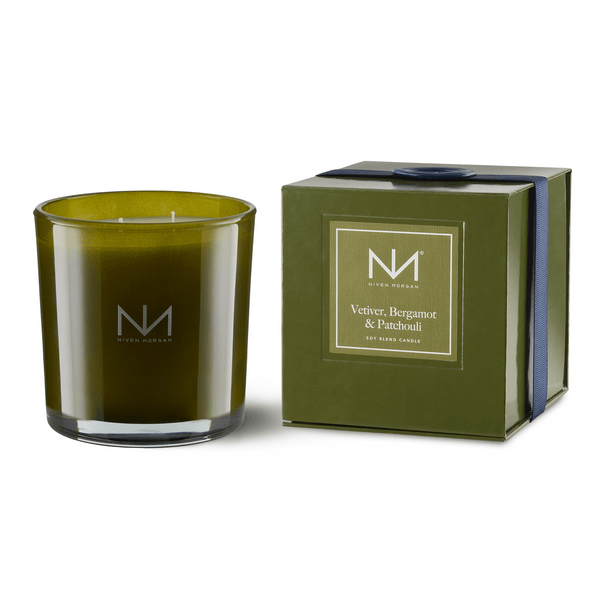 Niven Morgan Niven Morgan Vetiver, Bergamot & Patchouli: Double-Wick Candle - Little Miss Muffin Children & Home