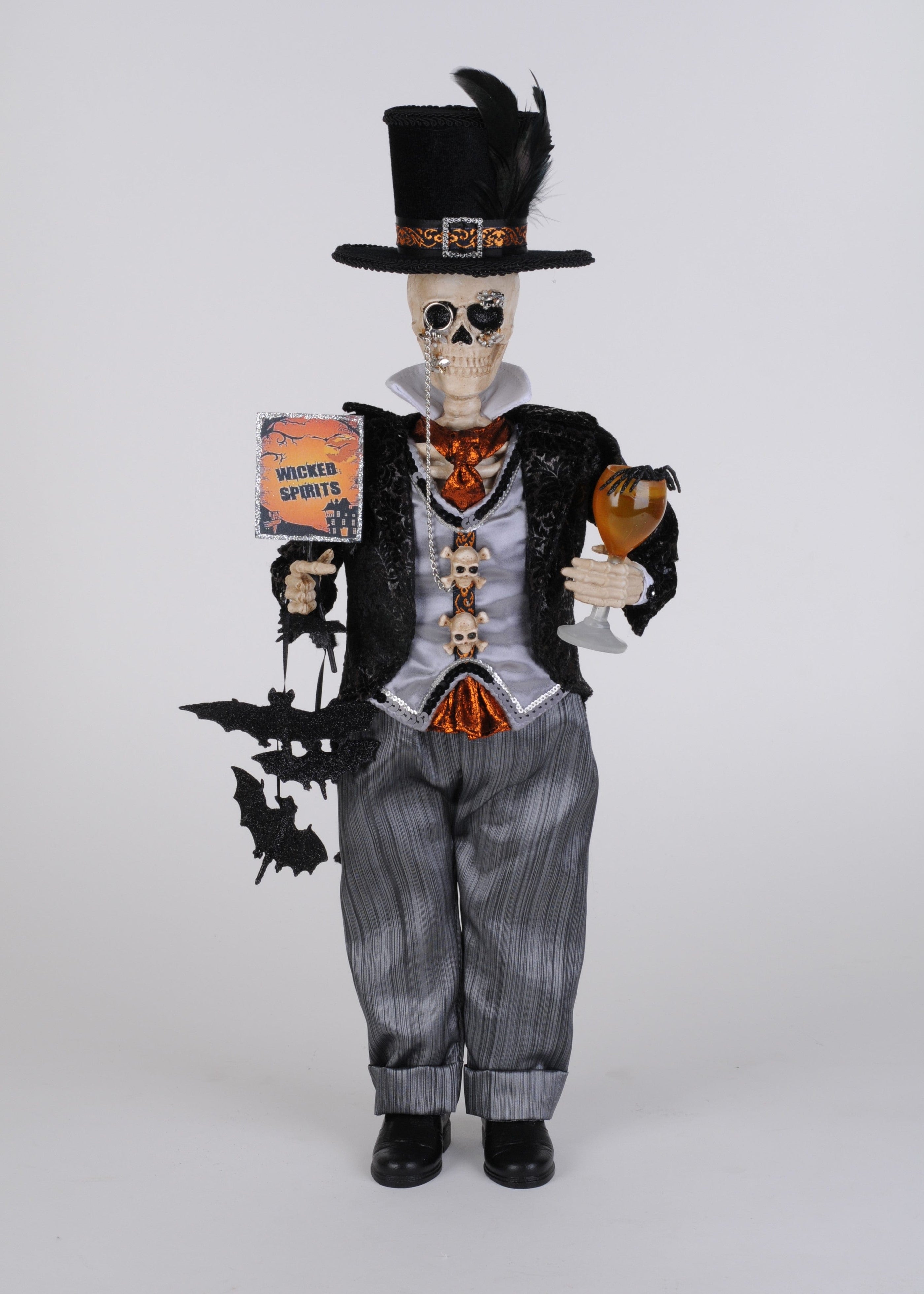 wicked spirits skeleton holiday decor