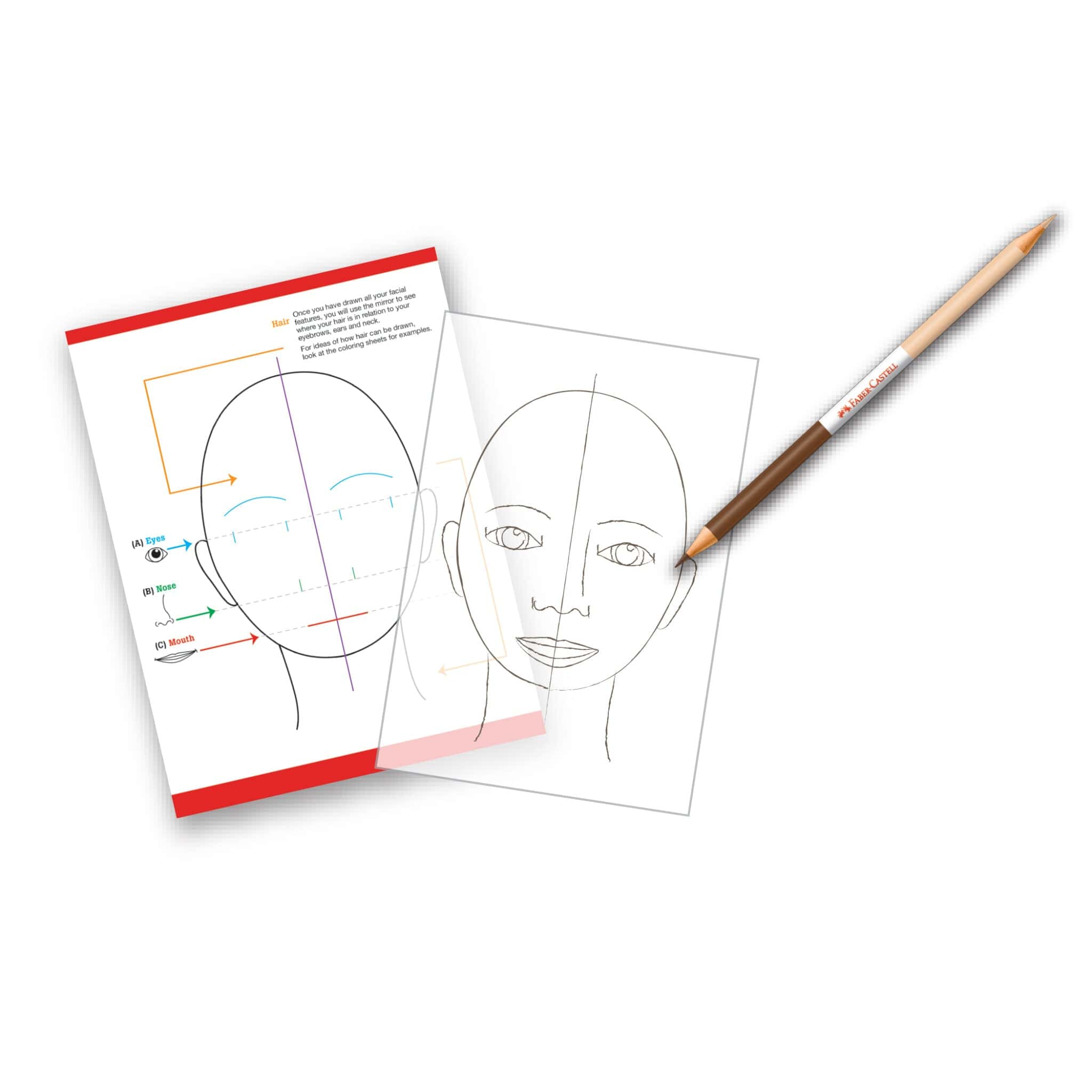 Faber Castell Faber Castell World Colors How to Draw Faces - Little Miss Muffin Children & Home