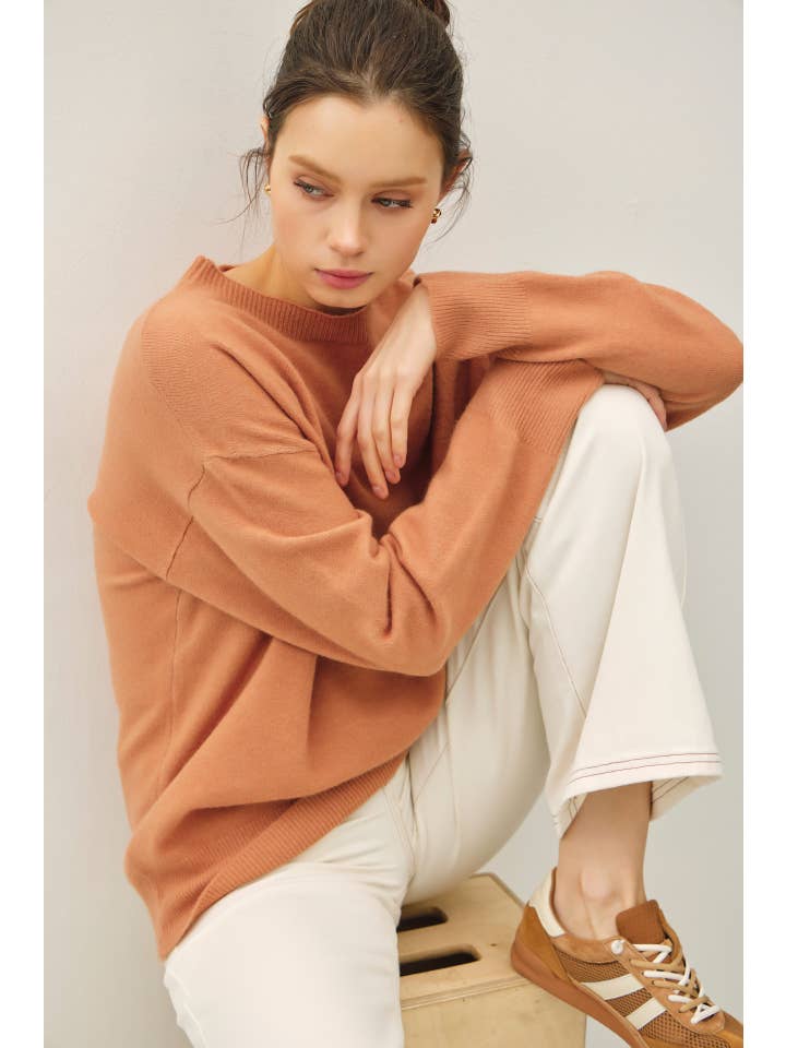 Wool Blend Ultra Soft Crewneck Classic Sweater