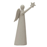 Creative Co-Op Creative Co-op Stoneware Angel with Star - Little Miss Muffin Children & Home