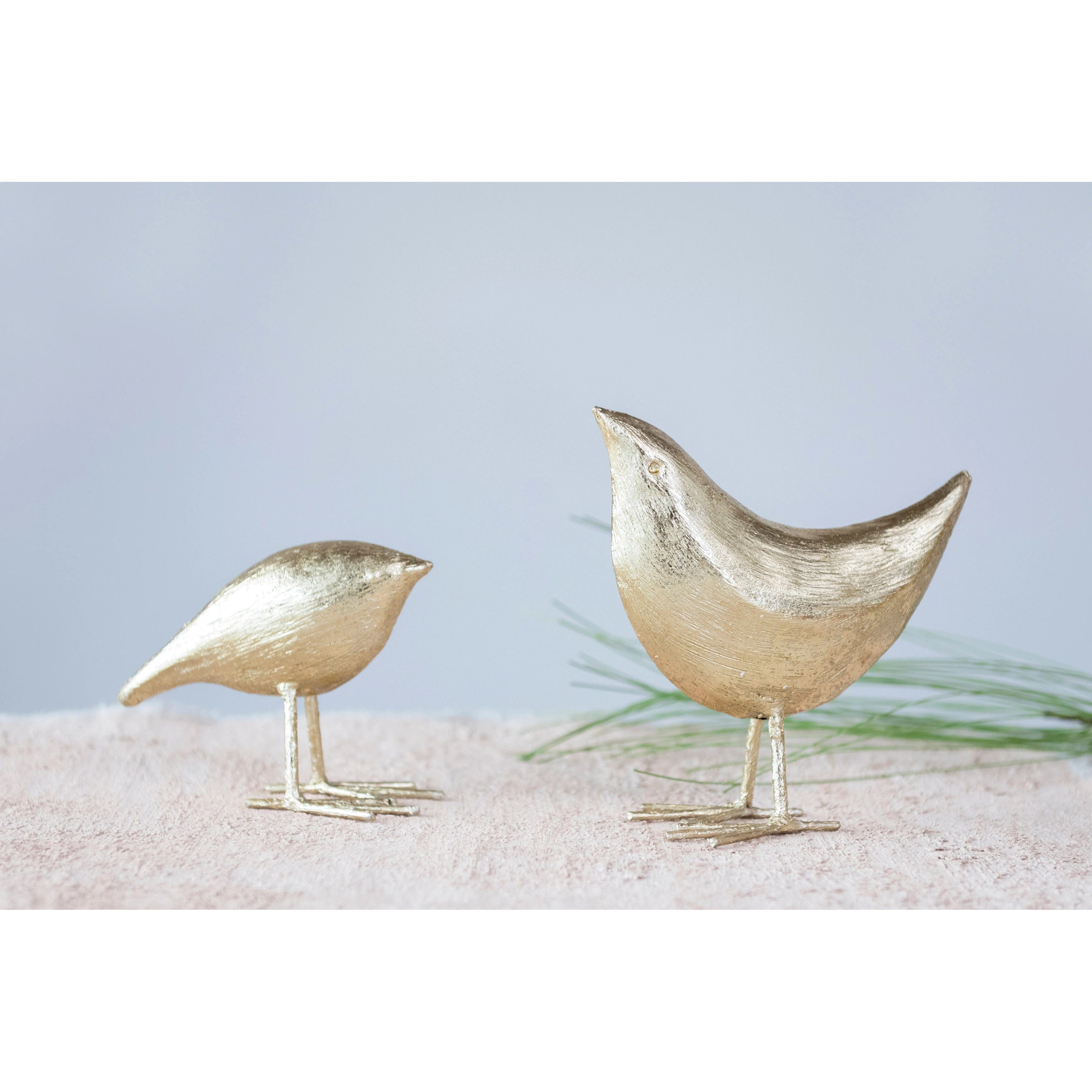 Creative Co-Op Creative Co-op Gold Finish Metal Bird - Little Miss Muffin Children & Home