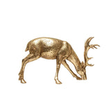 Creative Co-Op Creative Co-op Gold Finish Resin Bowing Deer - Little Miss Muffin Children & Home