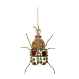 Creative Co-Op Creative Co-op Metal Beetle Ornament with Jewels, Sequins and Glitter - Little Miss Muffin Children & Home