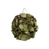 Creative Co-Op Creative Co-op Round Distressed Green Metal Ball Ornament with Flowers - Little Miss Muffin Children & Home
