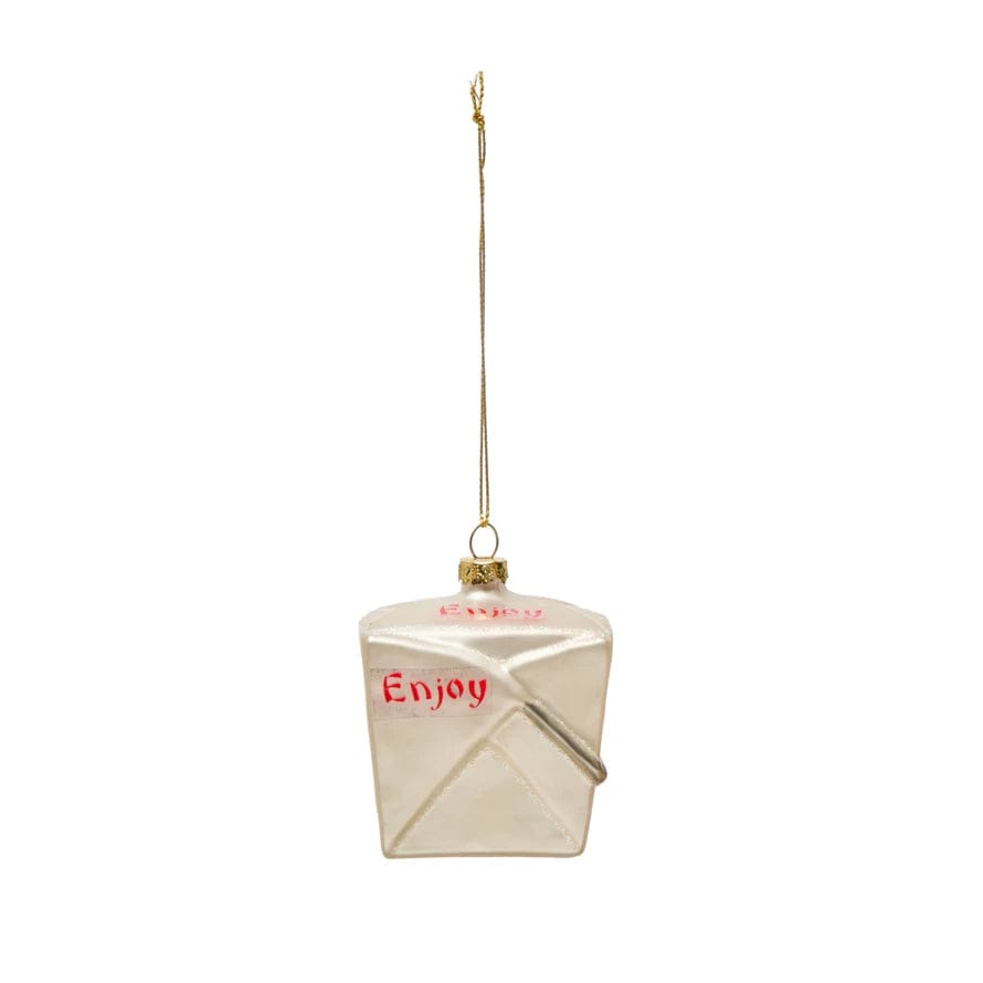 Creative Co-Op Creative Co-op Takeout Box Ornament - Little Miss Muffin Children & Home
