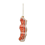 Creative Co-Op Creative Co-op Hand-Painted Glass Bacon Ornament - Little Miss Muffin Children & Home