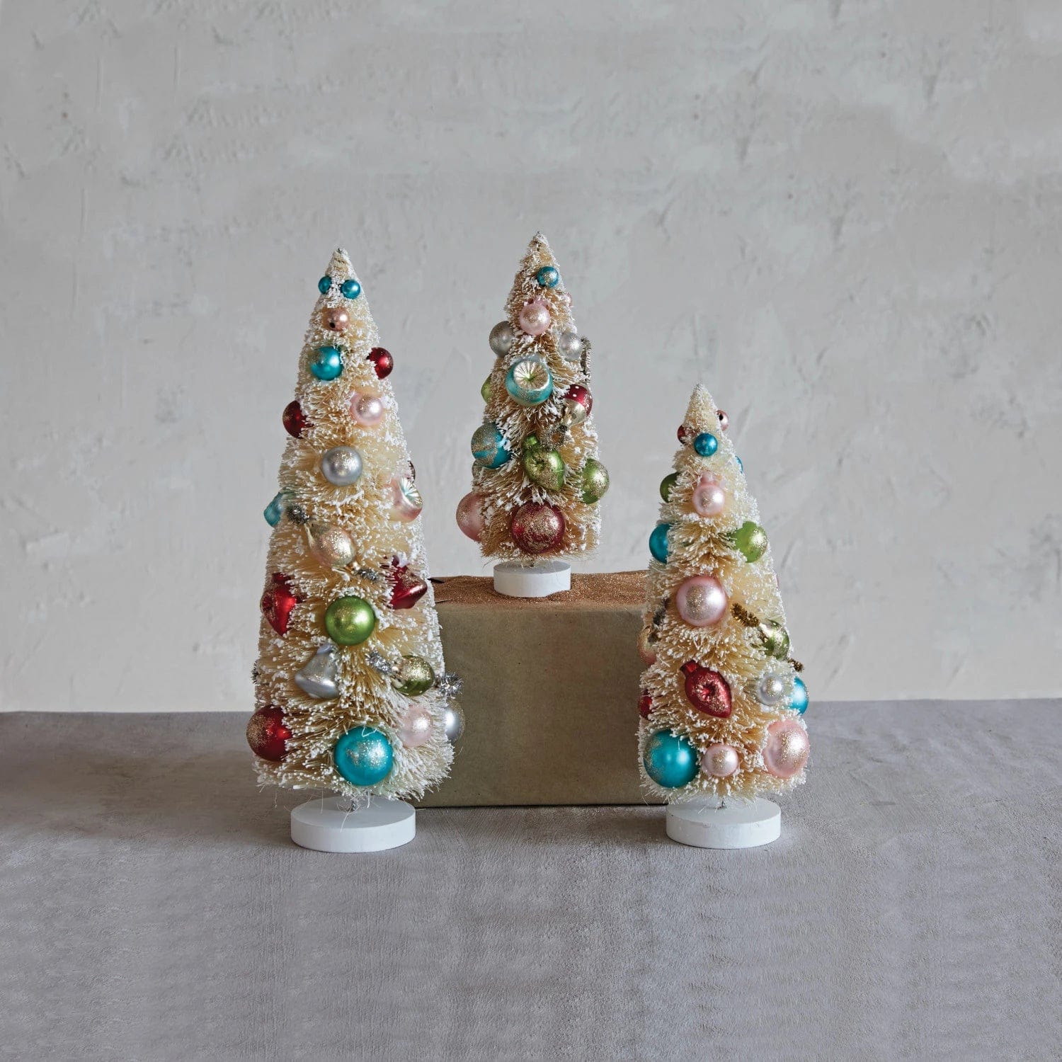 Creative Co-Op Creative Co-op Sisal Bottle Brush Antique White Trees - Little Miss Muffin Children & Home