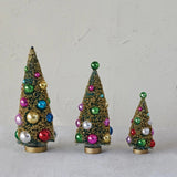 Creative Co-Op Creative Co-op Sisal Bottle Brush Trees with Ornaments - Little Miss Muffin Children & Home
