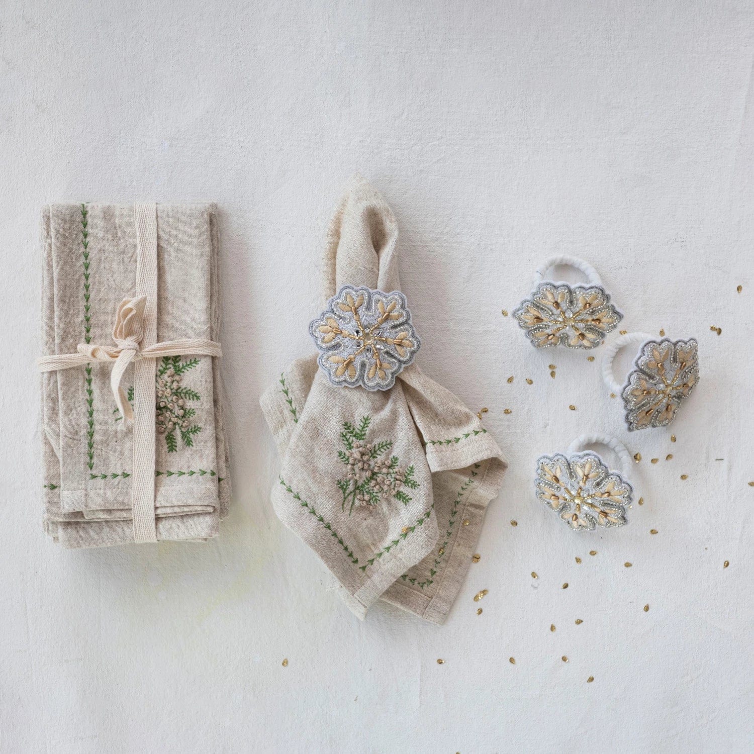 Creative Co-Op Embroidered Napkins