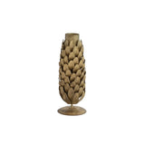 Creative Co-Op Creative Co-op Antique Brass Metal Pinecone Taper Holder - Little Miss Muffin Children & Home