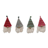 Creative Co-Op Creative Co-op 15"H Handmade Beaded Wool Felt Gnome Bottle Toppers - Little Miss Muffin Children & Home