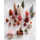 Creative Co-Op Creative Co-op Handmade Beaded Wool Felt Tree with Applique, Embroidery & Wood Base - Little Miss Muffin Children & Home