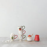 Creative Co-op Creative Co-op 3"Round x 4.5"H Stoneware Mug with Holiday Image, 4 Styles - Little Miss Muffin Children & Home