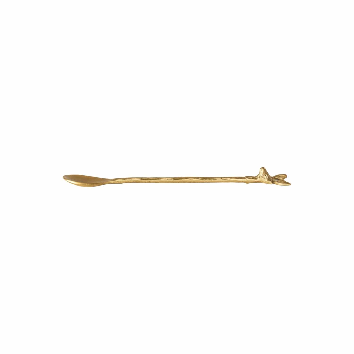 Creative Co-op Creative Co-op Brass Cocktail Spoon with Reindeer Handle - Little Miss Muffin Children & Home