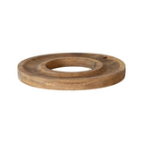 Creative Co-op Circular Mango Wood Serving Tray