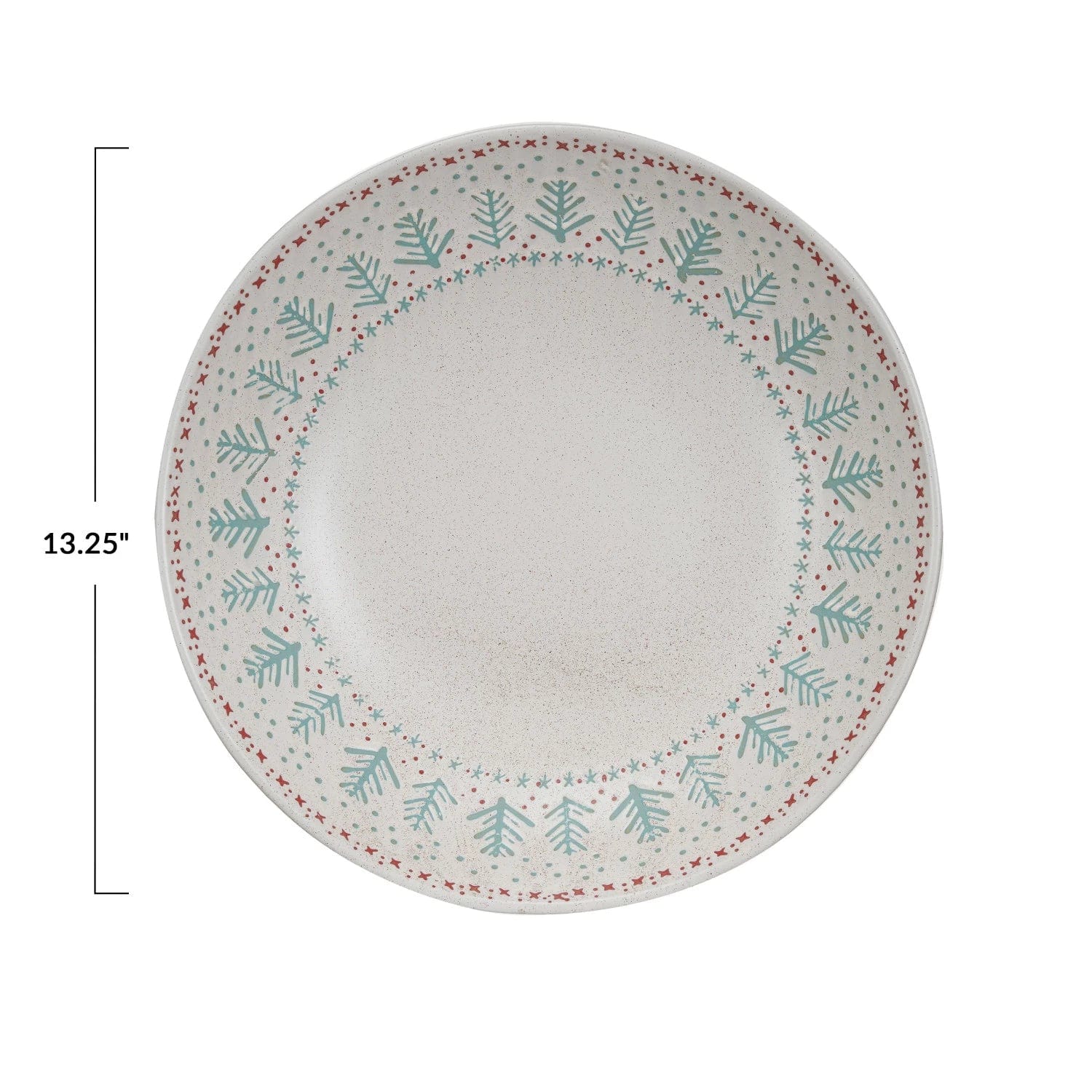 Creative Co-op Creative Co-op Hand-Stamped Stoneware Serving Bowl with Wax Relief Pattern - Little Miss Muffin Children & Home