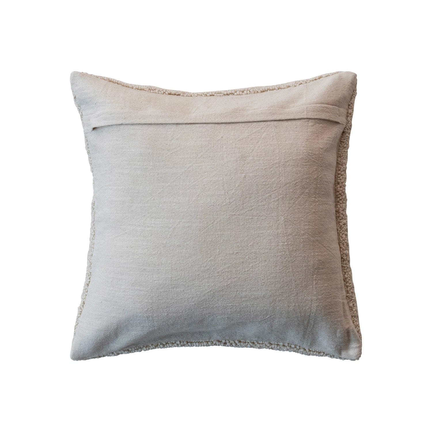 Creative Co-op Creative Co-op 18" Square Cotton Tufted Pillow "FALALALALALALALALA", Multi Color - Little Miss Muffin Children & Home