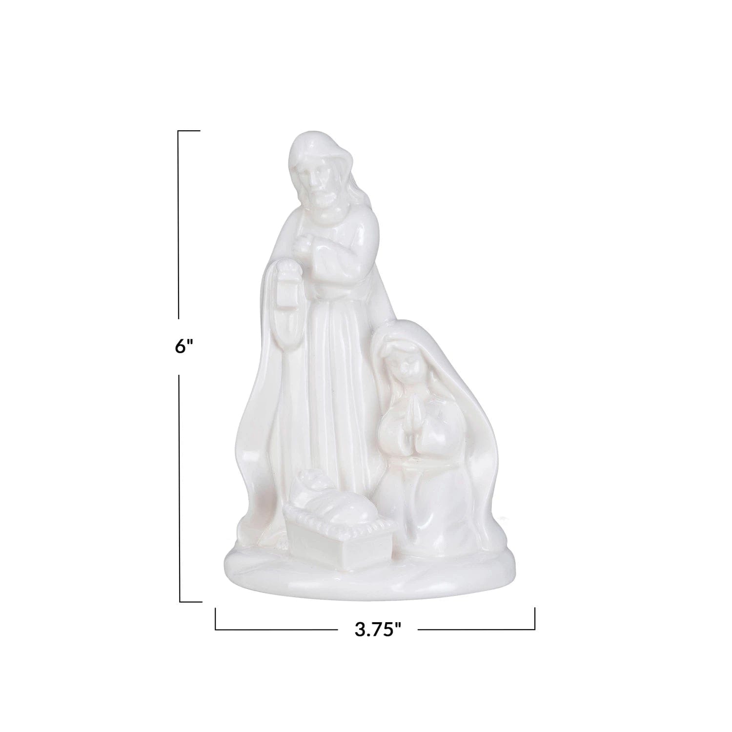 Creative Co-op Creative Co-op Stoneware Holy Family - Little Miss Muffin Children & Home