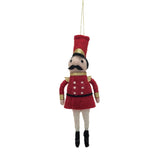 Creative Co-op Creative Co-op 7.25"H Handmade Wool Felt Soldier Ornament with Glitter, Multi Color - Little Miss Muffin Children & Home