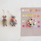 Creative Co-op Creative Co-op Glass Paint Palette Ornament, Multi Color - Little Miss Muffin Children & Home