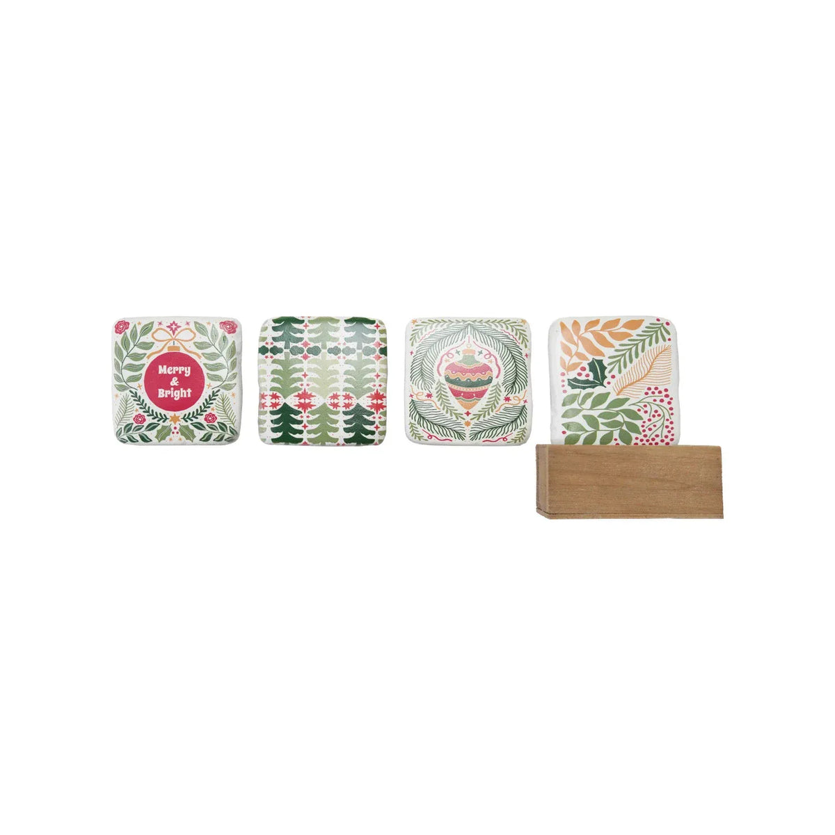 christmas coaster set